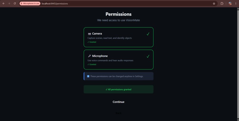 VisionMate — AI Accessibility Companion App – screenshot 2