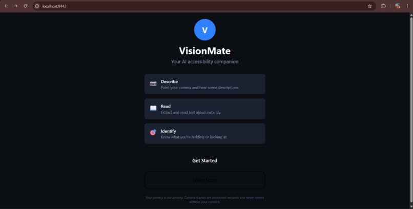 VisionMate — AI Accessibility Companion App – screenshot 5