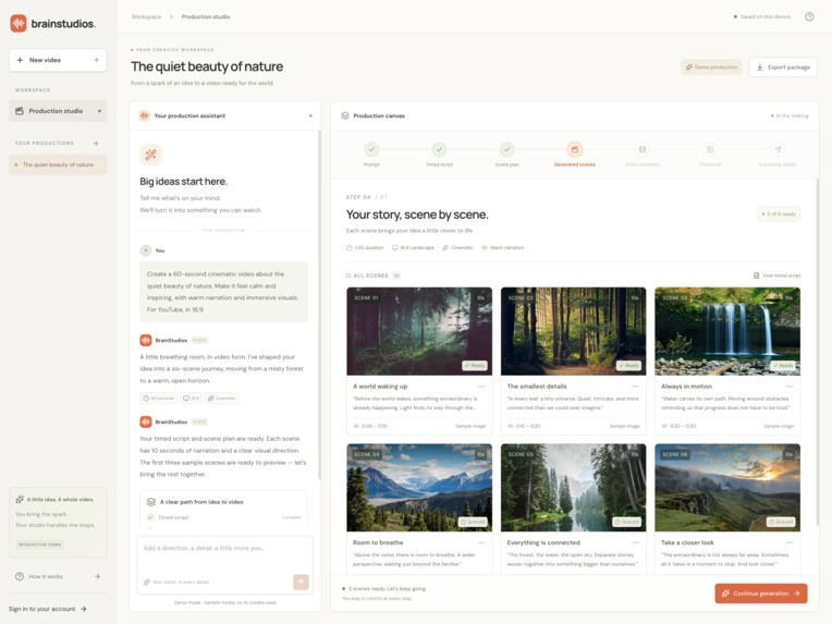 BrainStudios – screenshot 1