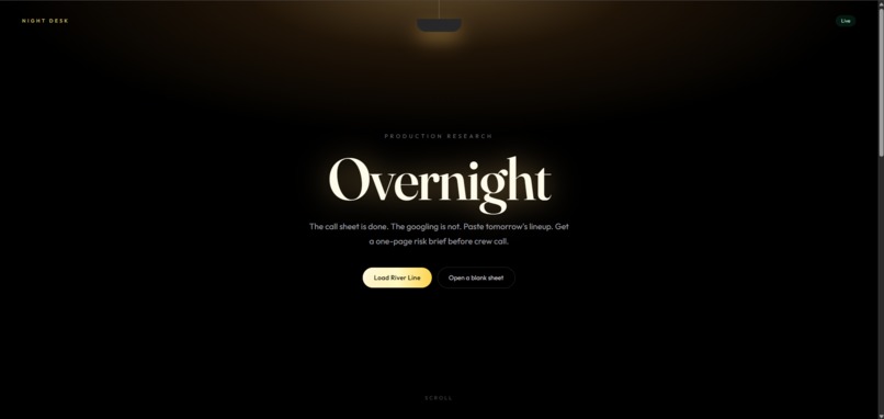 Overnight – screenshot 1