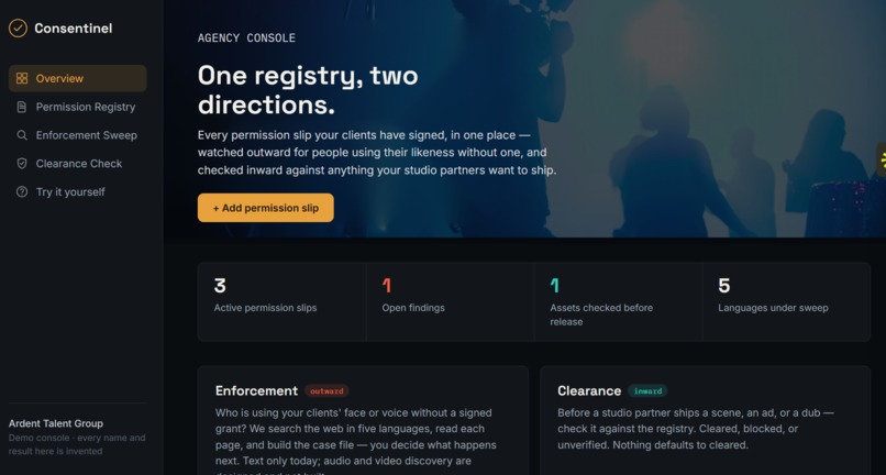 Consentinel – screenshot 3