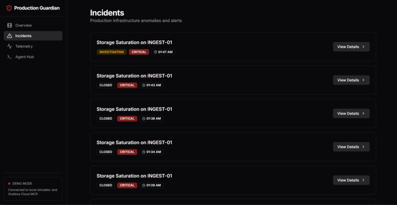 Production Guardian – screenshot 2