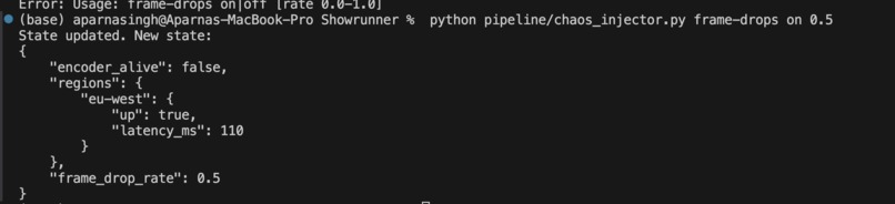 ShowRunner — Autonomous SRE for Broadcast Systems – screenshot 1