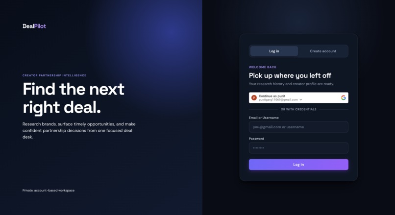 DealPilot – screenshot 1