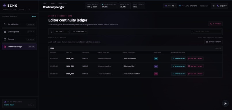 ECHO – screenshot 2