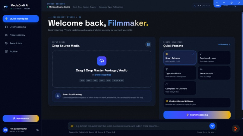 MediaCraft AI – screenshot 1