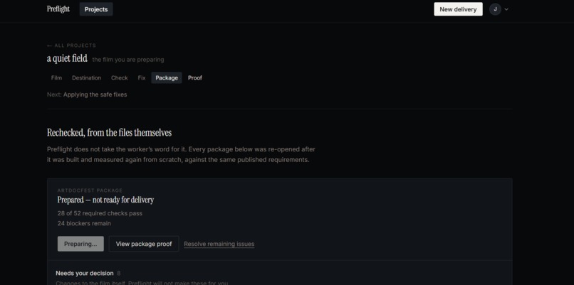 Preflight – screenshot 4