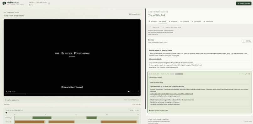 Visible Voices – screenshot 2