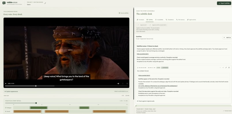 Visible Voices – screenshot 3