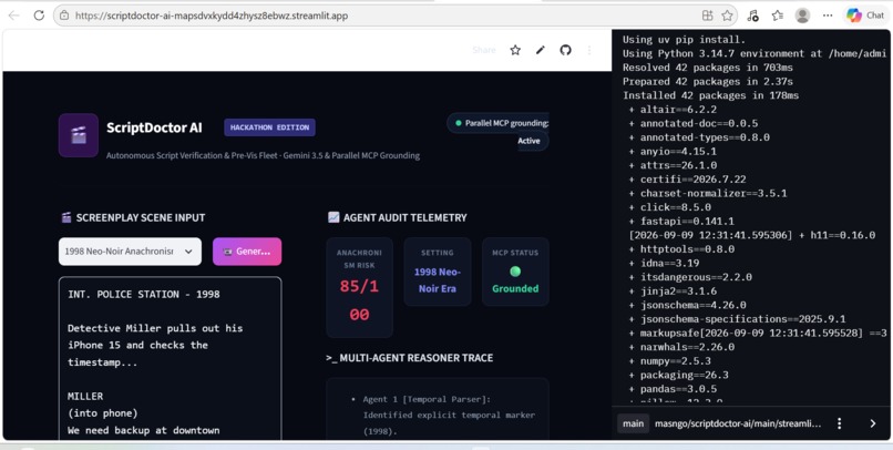 ScriptDoctor AI: Real-Time Screenplay Fact Check – screenshot 8