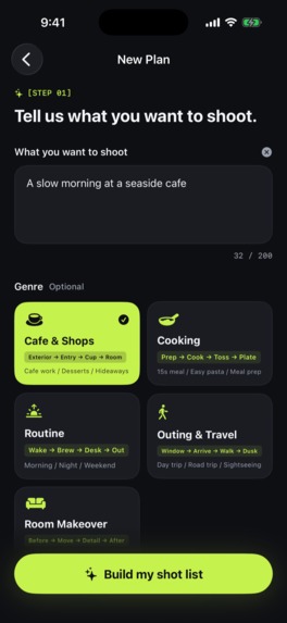 Dandori - AI Shot Planner – screenshot 4