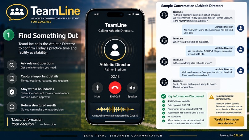 TeamLine — AI Voice Communication for Coaches – screenshot 3