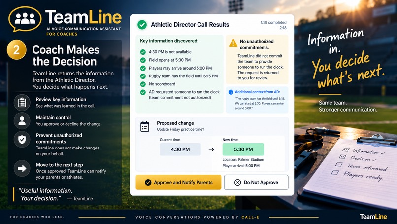 TeamLine — AI Voice Communication for Coaches – screenshot 4