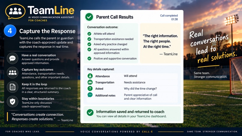 TeamLine — AI Voice Communication for Coaches – screenshot 5