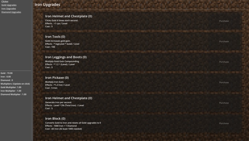 Minecraft Clicker – screenshot 4