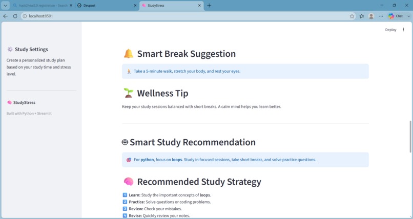 StudyStress – screenshot 6