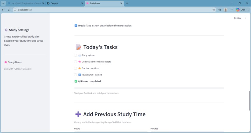 StudyStress – screenshot 7