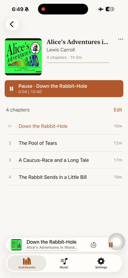 Listenry: Audiobooks & Music – screenshot 3
