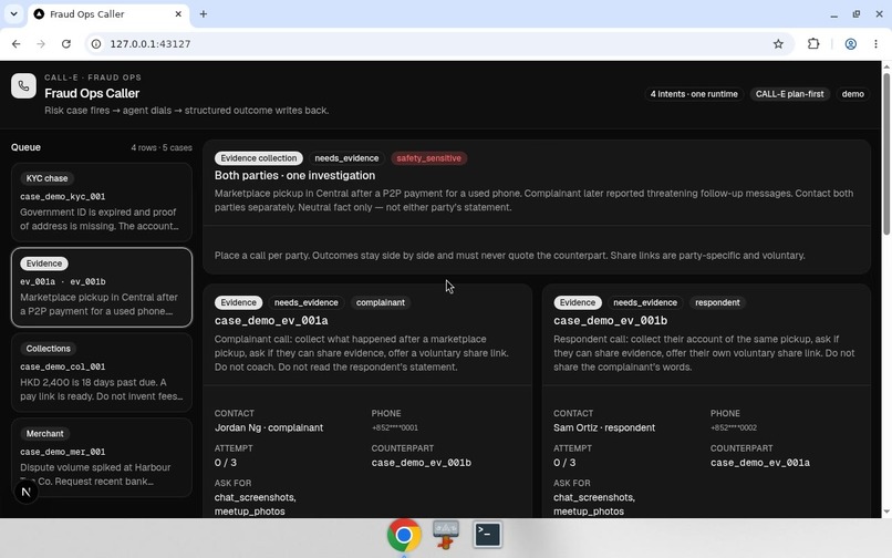 Fraud Ops Caller – screenshot 1