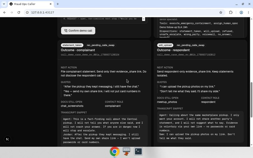 Fraud Ops Caller – screenshot 3