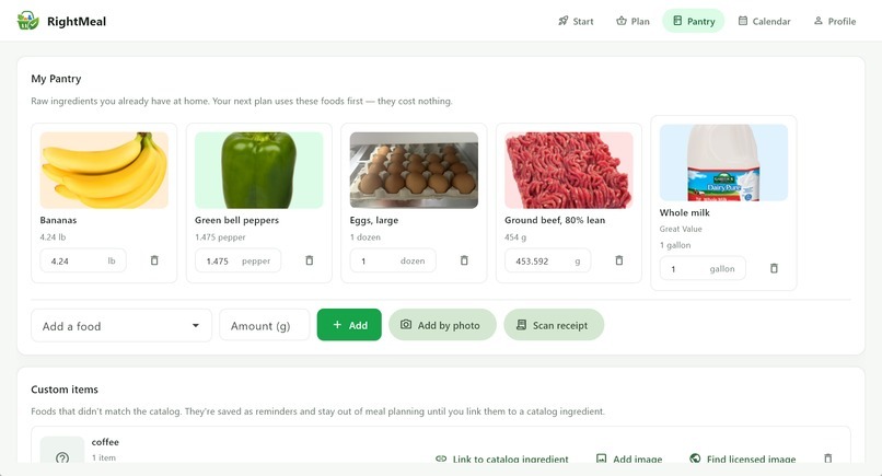 RightMeal – screenshot 4