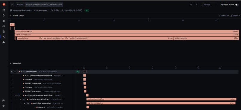 TraceMind – screenshot 2