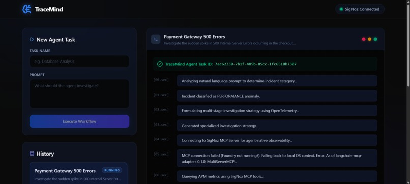 TraceMind – screenshot 4