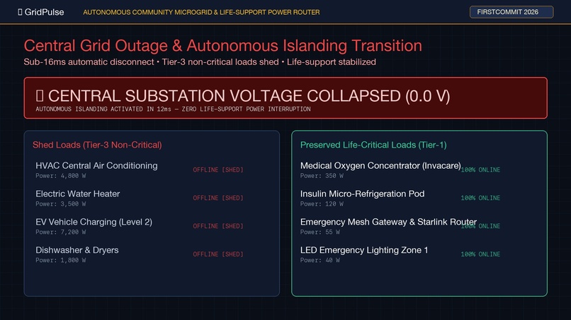 GridPulse — Community Microgrid Resilience Simulator – screenshot 2