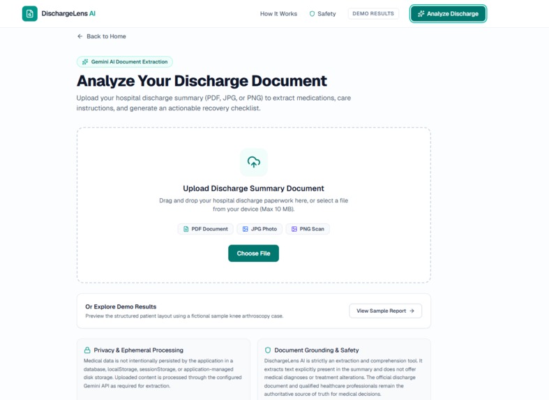 DischargeLens AI – screenshot 5