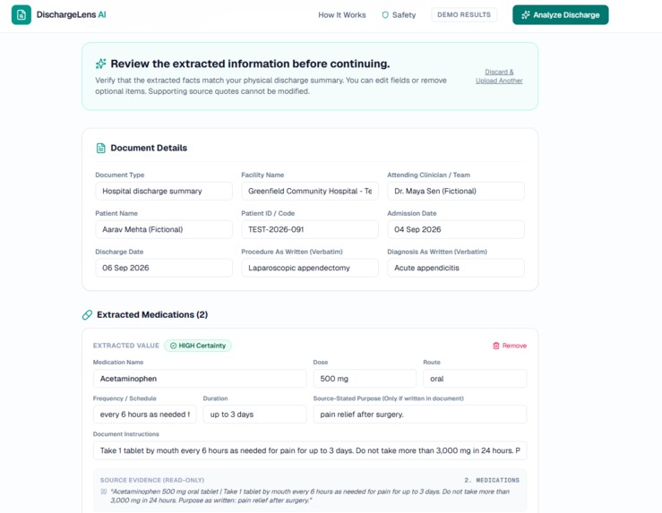 DischargeLens AI – screenshot 6