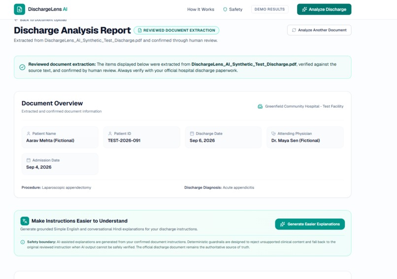 DischargeLens AI – screenshot 8