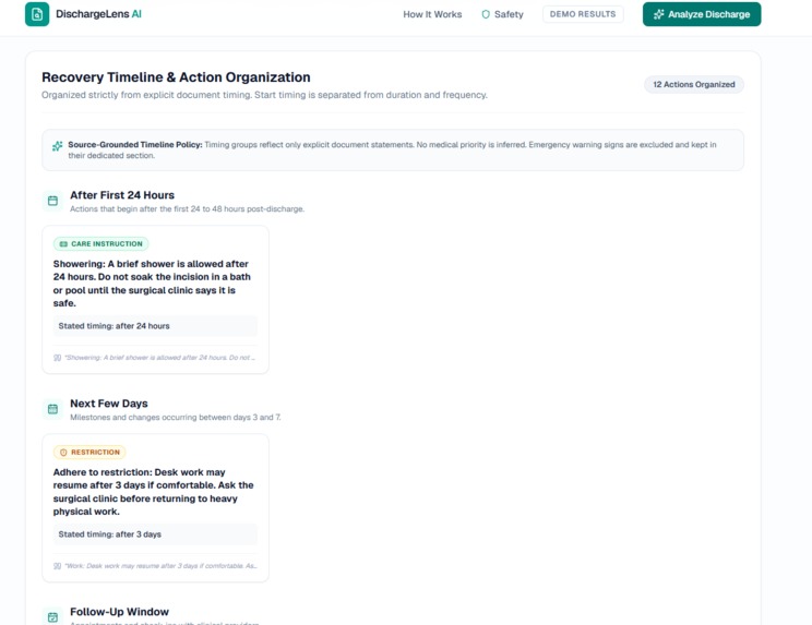 DischargeLens AI – screenshot 9
