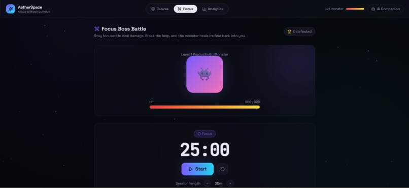 AetherSpace – screenshot 3