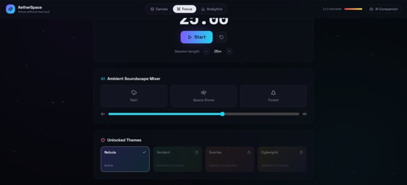 AetherSpace – screenshot 4