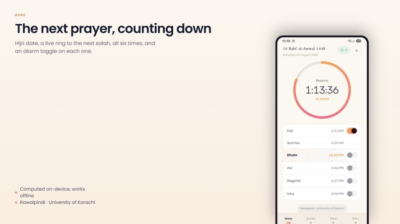 Fajr: Prayer Alarm & Adhan – screenshot 4