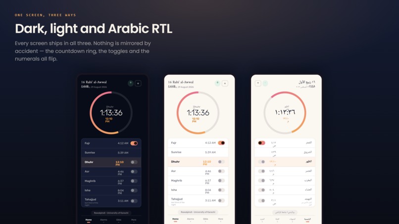 Fajr: Prayer Alarm & Adhan – screenshot 2