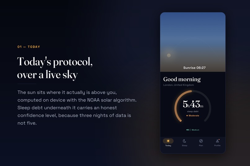 Circa — your body clock, dialed in – screenshot 1