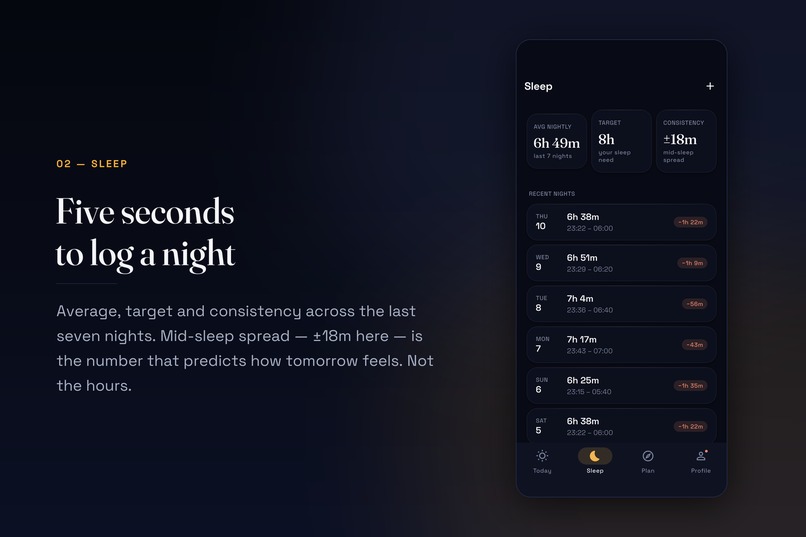 Circa — your body clock, dialed in – screenshot 2