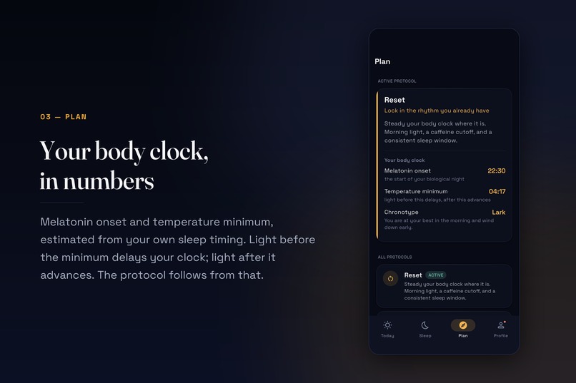 Circa — your body clock, dialed in – screenshot 3