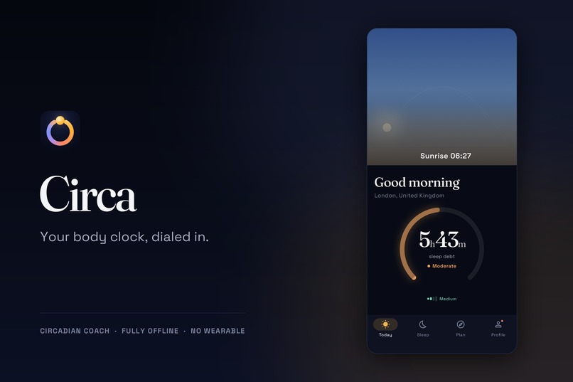 Circa — your body clock, dialed in – screenshot 5