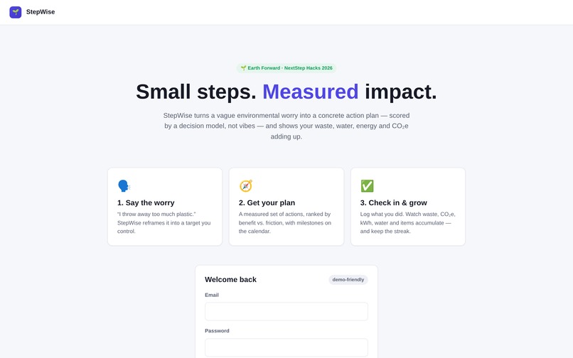 StepWise – screenshot 1