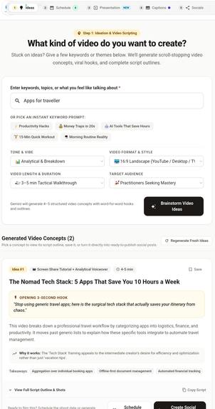 Video Content Creator & Process Engine – screenshot 3
