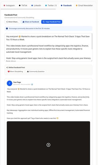 Video Content Creator & Process Engine – screenshot 7