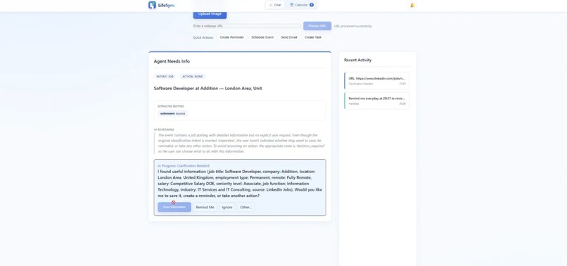 LifeSync – screenshot 3