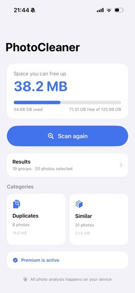 PhotoCleaner – screenshot 5
