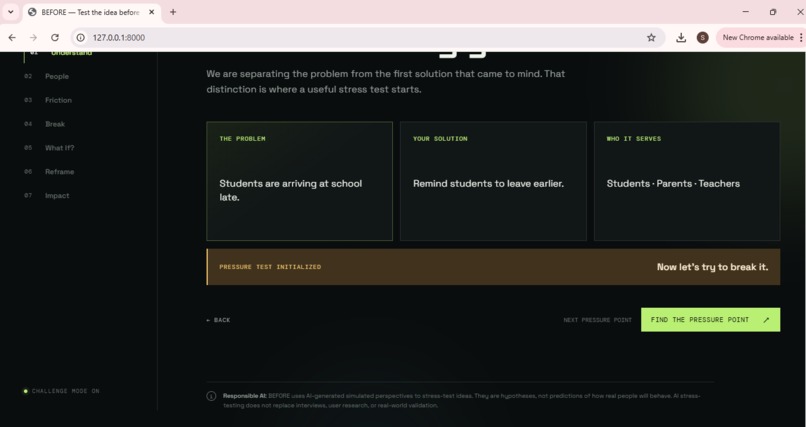 BEFORE – screenshot 4