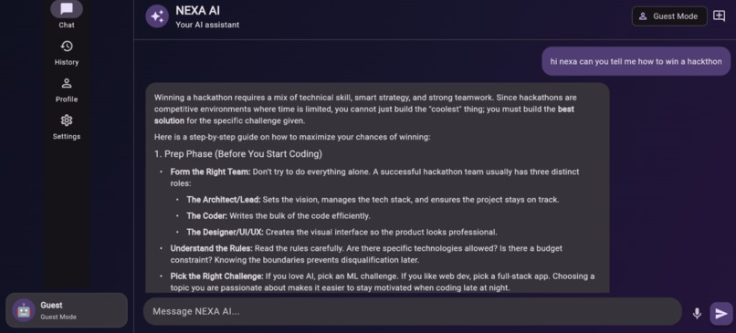 NEXA AI – screenshot 2