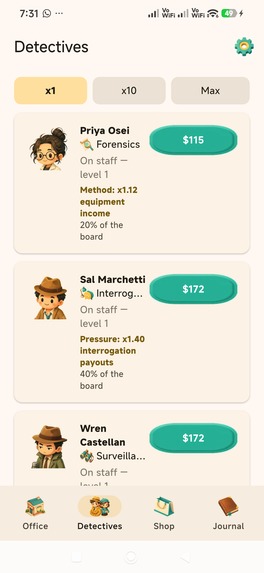 Riverside Files - Idle Tycoon – screenshot 4