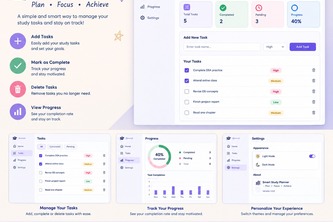 Smart study planner