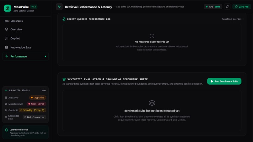 MossPulse AI — Zero-Latency Knowledge Copilot – screenshot 2
